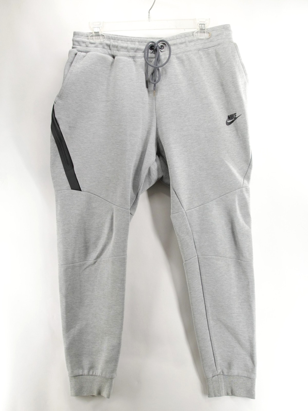 Nike Tech Fleece Jogger Pants Mens Large Light Gray Sweatpants 805162-063 Casual - Picture 1 of 11